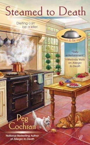 Book cover for Steamed to Death (A Gourmet De-Lite Mystery) by Cochran, Peg