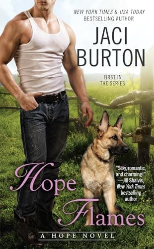 Book cover for Hope Flames (A Hope Novel) by Burton, Jaci