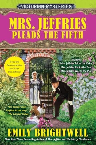 Book cover for Mrs. Jeffries Pleads the Fifth (A Victorian Mystery) by Brightwell, Emily