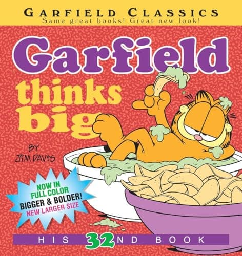 Book cover for Garfield Thinks Big: His 32nd Book by Davis, Jim