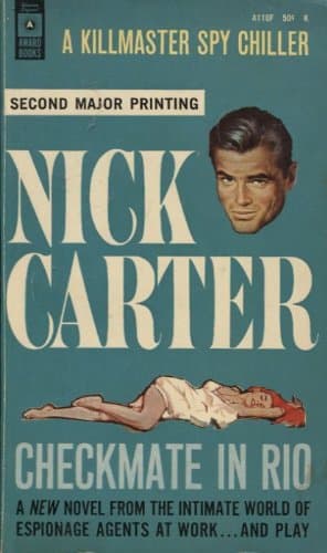 Book cover for Checkmate in Rio by Nick Carter