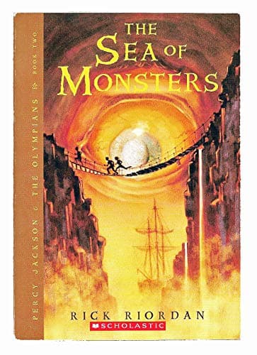 Book cover for SEA OF MONSTERS, THE by Rick Riordan