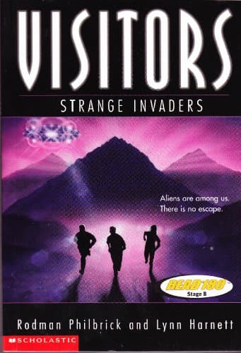 Book cover for Visitors: Strange Invaders by Rodman Philbrick
