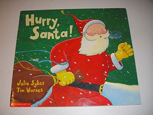 Book cover for Hurry, Santa! by Julie Sykes