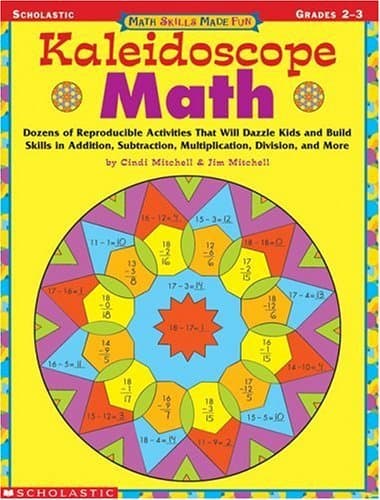 Book cover for Kaleidoscope Math, Grades 2-3 by Mitchell, Cindi