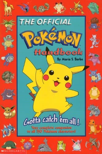 Book cover for The Official Pokemon Handbook by Barbo, Maria S