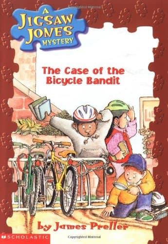 Book cover for The Case of the Bicycle Bandit (Jigsaw Jones Mystery, No. 14) by James Preller