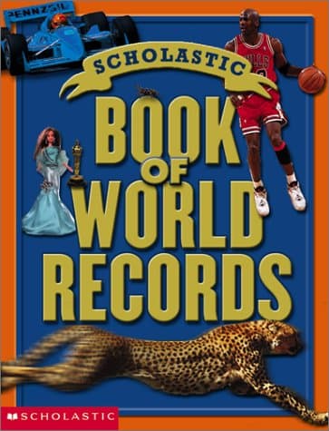 Book cover for Scholastic Book of World Records by Morse, Jenifer Corr