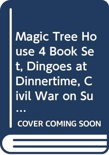 Book cover for Magic Tree House 4 Book Set, Dingoes at Dinnertime, Civil War on Sunday, Revolutionary War on Wednesday, Twister on Tuesday (20, 21, 22, 23) by Scholastic Inc.