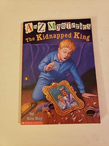 Book cover for The Kidnapped King by Ron Roy