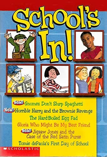 Book cover for School's In! by Debbie Dadey