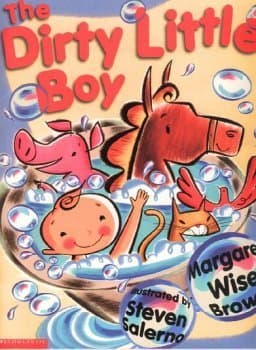 Book cover for The dirty little boy by Margaret Wise Brown