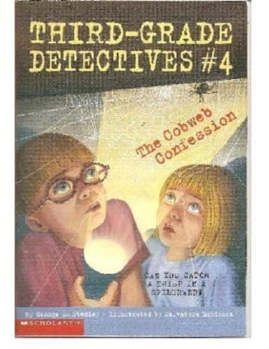Book cover for The Cobweb Confessions (Third-Grade Detectives, #4) by George E. Stanley