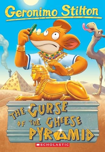 Book cover for The Curse of the Cheese Pyramid (Geronimo Stilton #2) by Keys, Larry