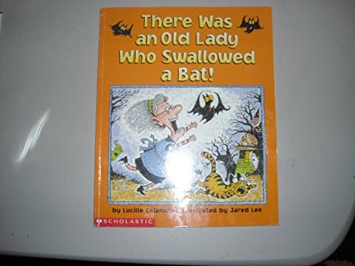 Book cover for There Was an Old Lady Who Swallowed a Bat! by Lucille Colandro