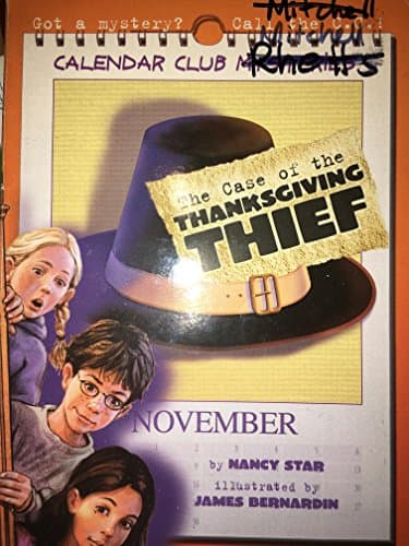 Book cover for The Case of the Thanksgiving Thief (Calendar Club Mysteries, No. 2) by Nancy Star