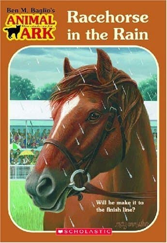 Book cover for Racehorse in the Rain (Animal Ark Holiday Treasury #2) (Animal Ark Series #39) by Baglio, Ben M.
