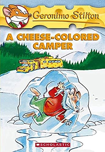 Book cover for A Cheese-Colored Camper (Geronimo Stilton, No. 16) by Stilton, Geronimo