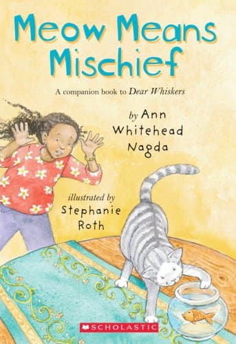 Book cover for Meow Means Mischief by Ann Whitehead Nagda