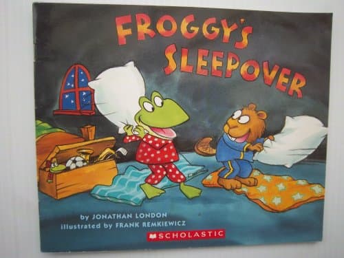 Book cover for Froggy's Sleepover by London, Jonathan