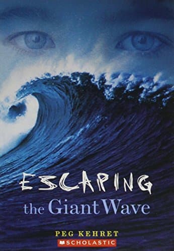 Book cover for Escaping the Giant Wave by Peg Kehret