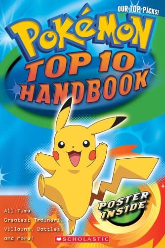 Book cover for Pokemon Top 10 Handbook by West, Tracey