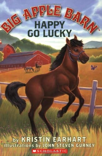 Book cover for Big Apple Barn #1: Happy Go Lucky by Earhart, Kristin