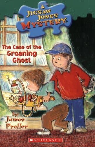 Book cover for The Case of the Groaning Ghost (Jigsaw Jones Mystery, No. 32) by James Preller