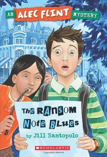 Book cover for An Alec Flint Mystery #2: The Ransom Note Blues by Santopolo, Jill