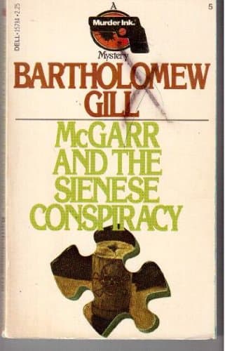 Book cover for McGarr and the Sienese Conspiracy by Gill, Bartholomew