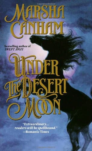 Book cover for Under the Desert Moon by Canham, Marsha