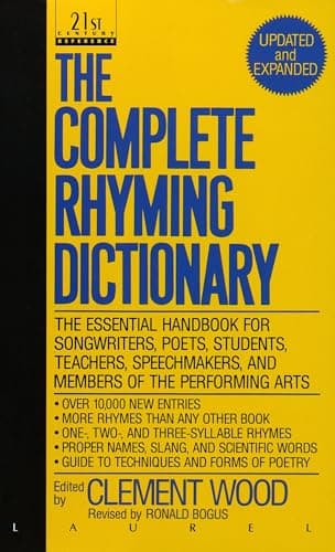 Book cover for The Complete Rhyming Dictionary: Including The Poet's Craft Book by Clement Wood