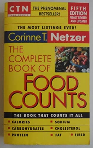 Book cover for The Complete Book of Food Counts- 5th Edition by Netzer, Corinne T.