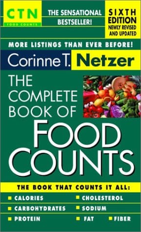 Book cover for The Complete Book of Food Counts - 6th Edition (Ctn Food Counts) by Netzer, Corinne T.