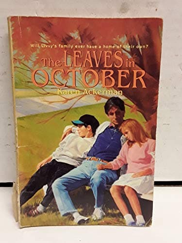 Book cover for The Leaves in October by Ackerman, Karen