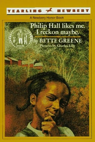 Book cover for Philip Hall Likes Me, I Reckon Maybe by Greene, Bette