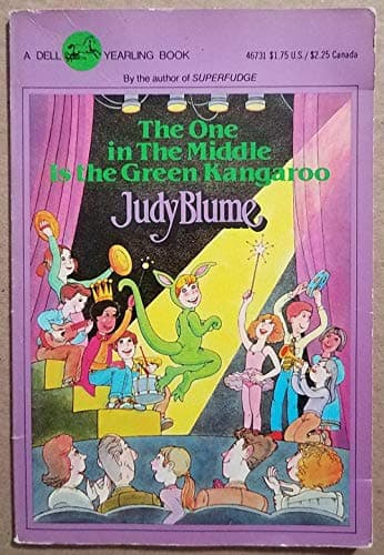 Book cover for The One in the Middle Is the Green Kangaroo by Blume, Judy