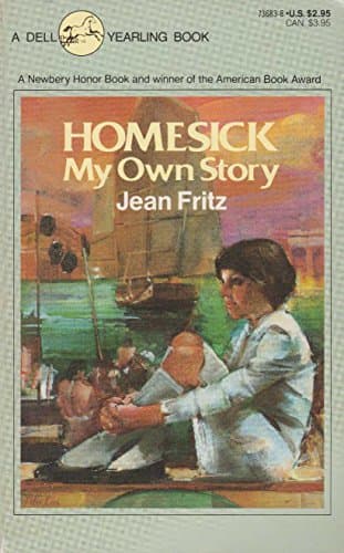 Book cover for Homesick: My Own Story by Jean Fritz