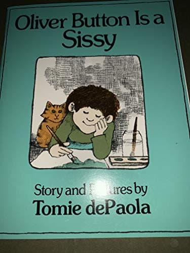Book cover for Oliver Button Is a Sissy by Tomie dePaola