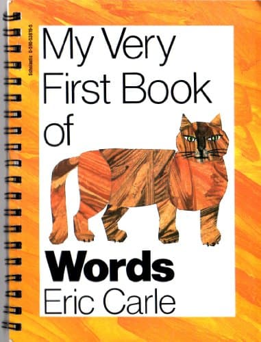 Book cover for My Very First Book of Words by Eric Carle