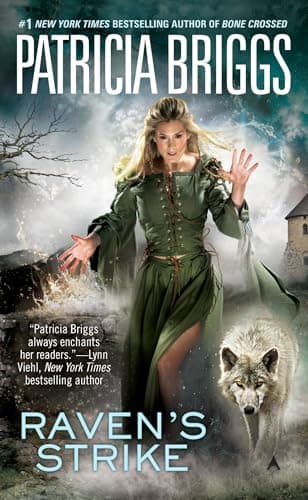 Book cover for Raven's Strike (The Raven Duology, Book 2) by Briggs, Patricia