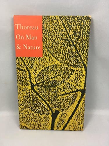 Book cover for Thoreau: On Man and Nature by Thoreau, Henry David