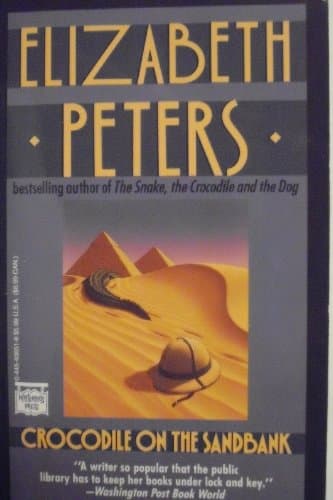 Book cover for Crocodile on the Sandbank (Amelia Peabody) by Peters, Elizabeth