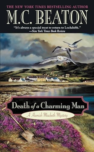 Book cover for Death of a Charming Man (Hamish Macbeth Mysteries, No. 10) by Beaton, M. C.