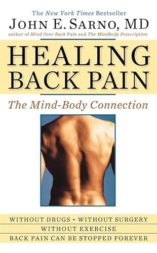 Book cover for Healing Back Pain: The Mind-Body Connection by Sarno MD, John E.