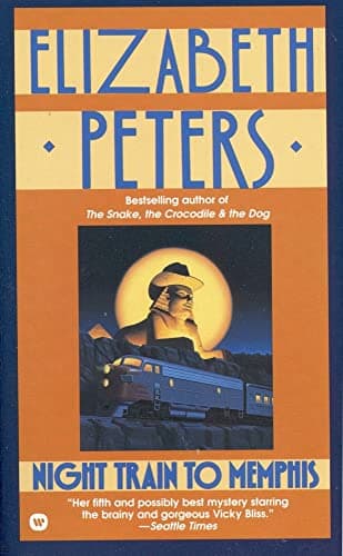 Book cover for Night Train to Memphis (Vicky Bliss Mysteries) by Peters, Elizabeth