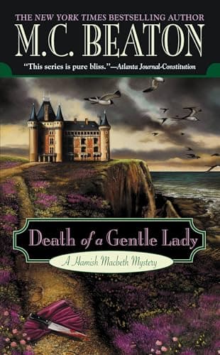 Book cover for Death of a Gentle Lady (Hamish Macbeth Mysteries, No. 24) by Beaton, M. C.