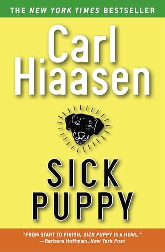 Book cover for Sick Puppy by Hiaasen, Carl