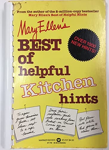 Book cover for Mary Ellen's Best of Helpful Kitchen Hints by Pinkham, Mary Ellen