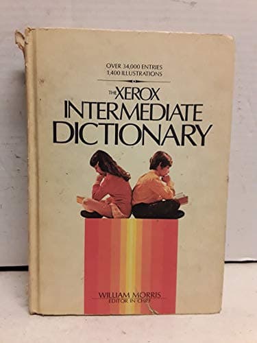 Book cover for The Xerox Intermediate Dictionary by William Morris